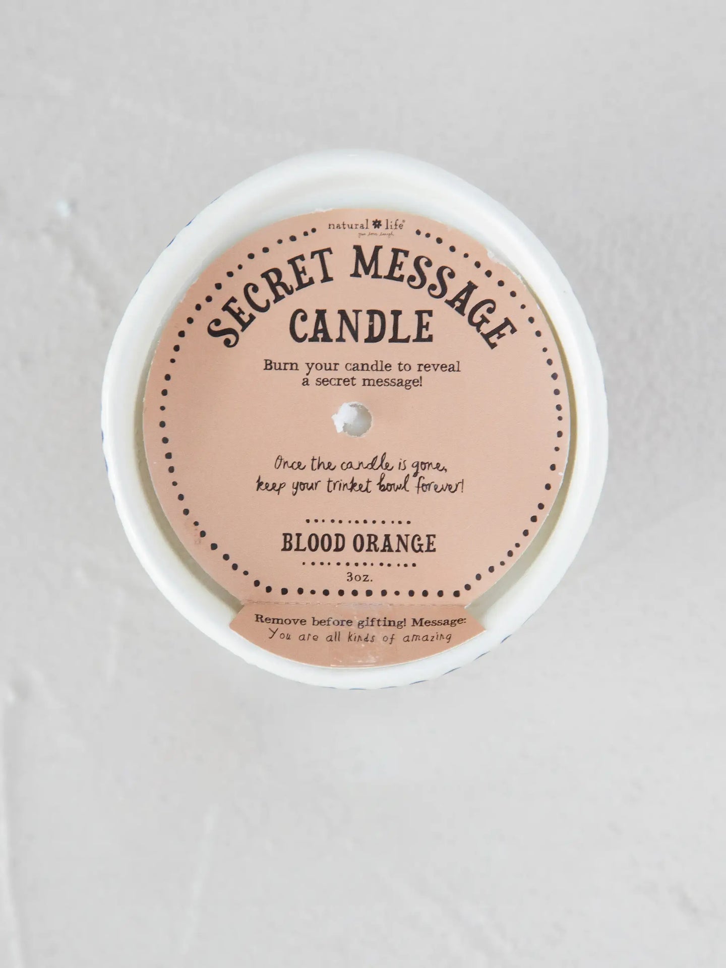 Secret Message Candle Amazing