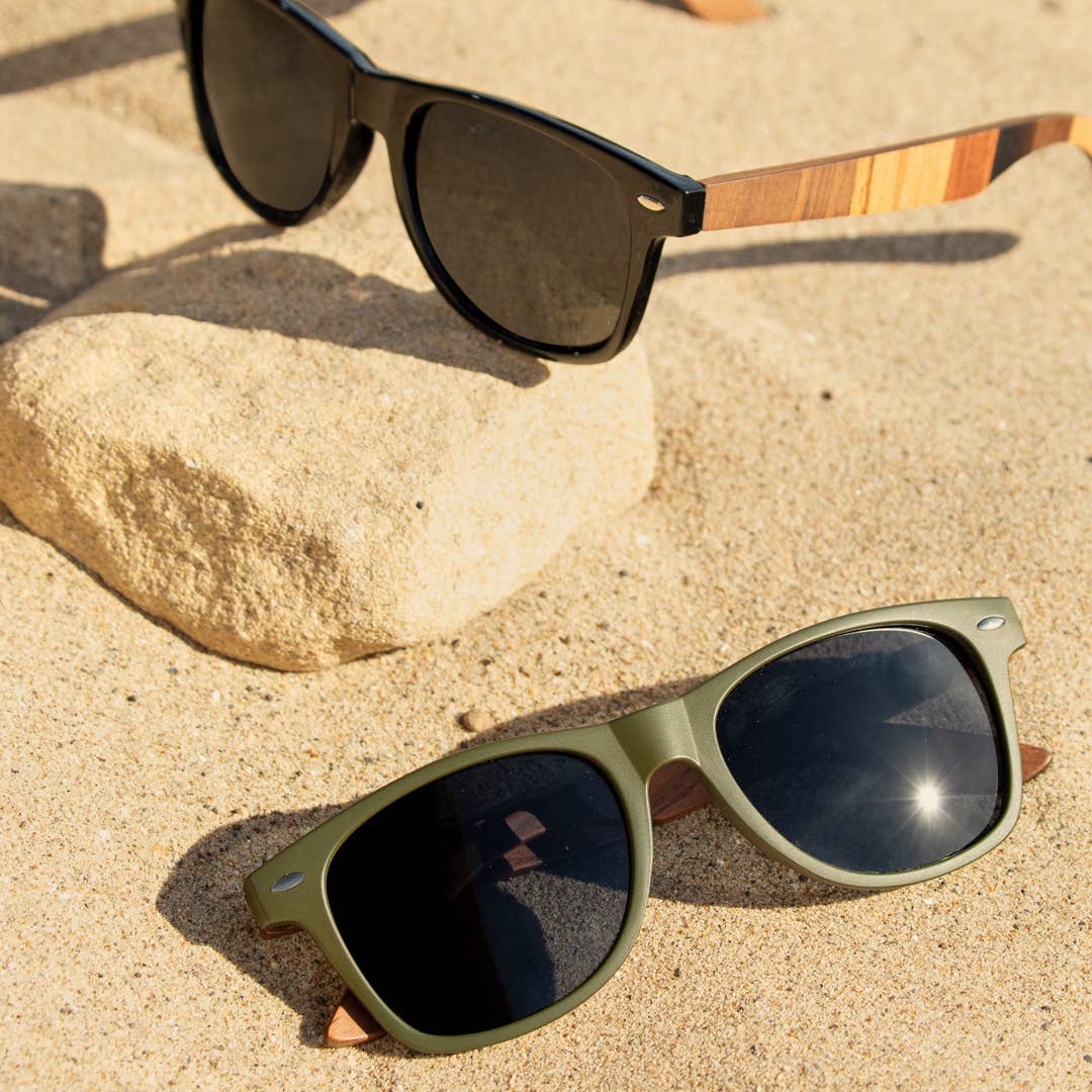 Forest - Matte Olive Green / Multi Color Wood