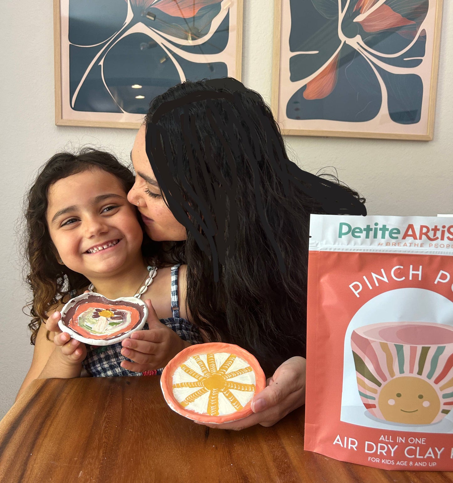 Kids Clay Kit Air Dry Pottery Kit All in One- Trinket Dish