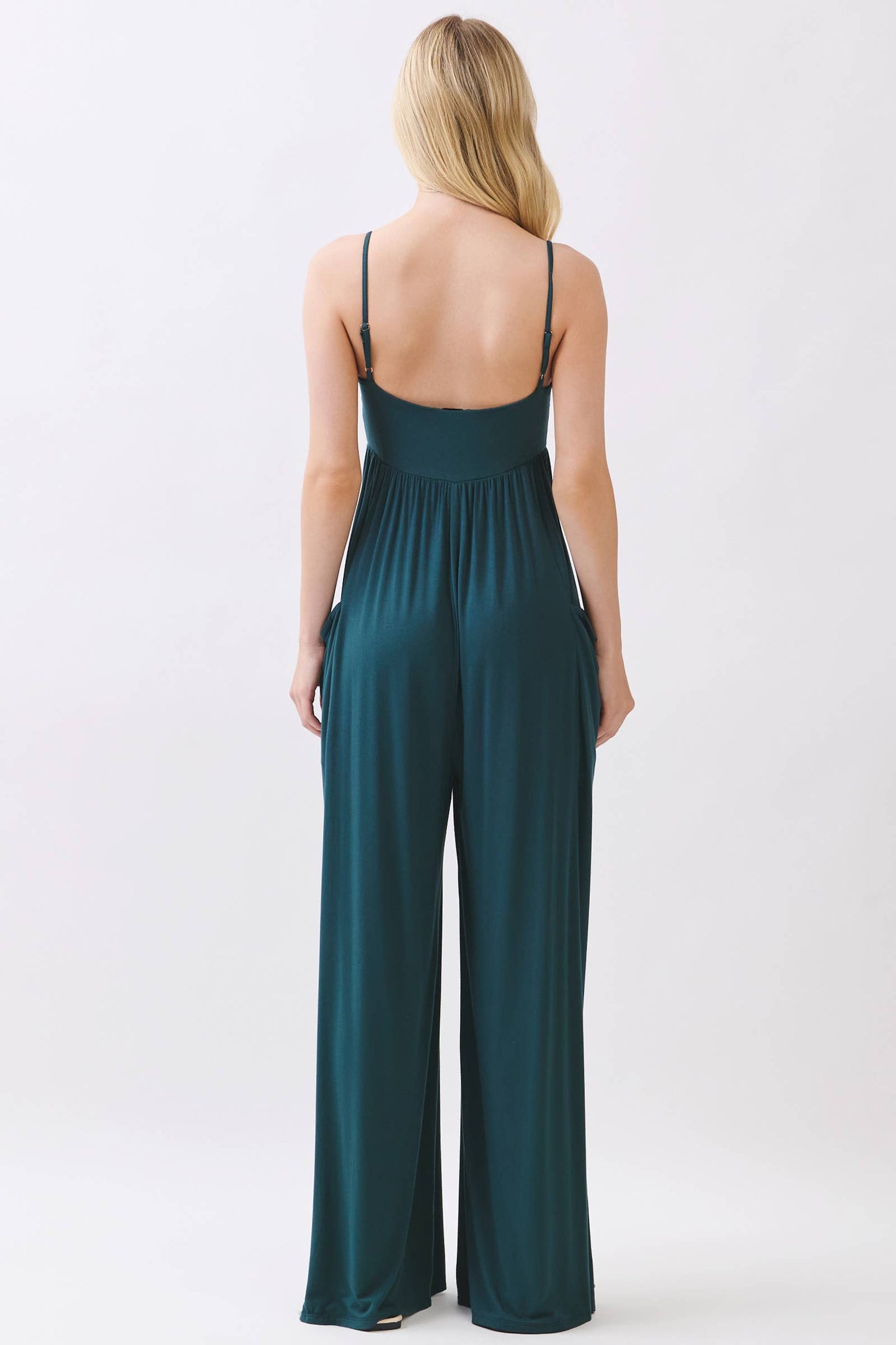 Gema Wide leg jumpsuit | Black