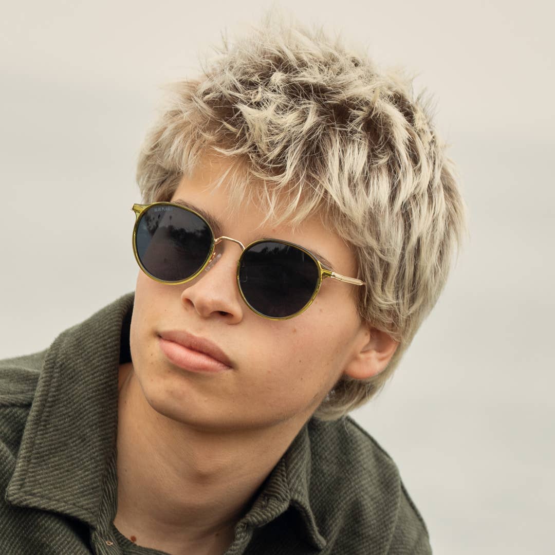 Niko - Crystal Olive Green / Gold / Smoke Pol.