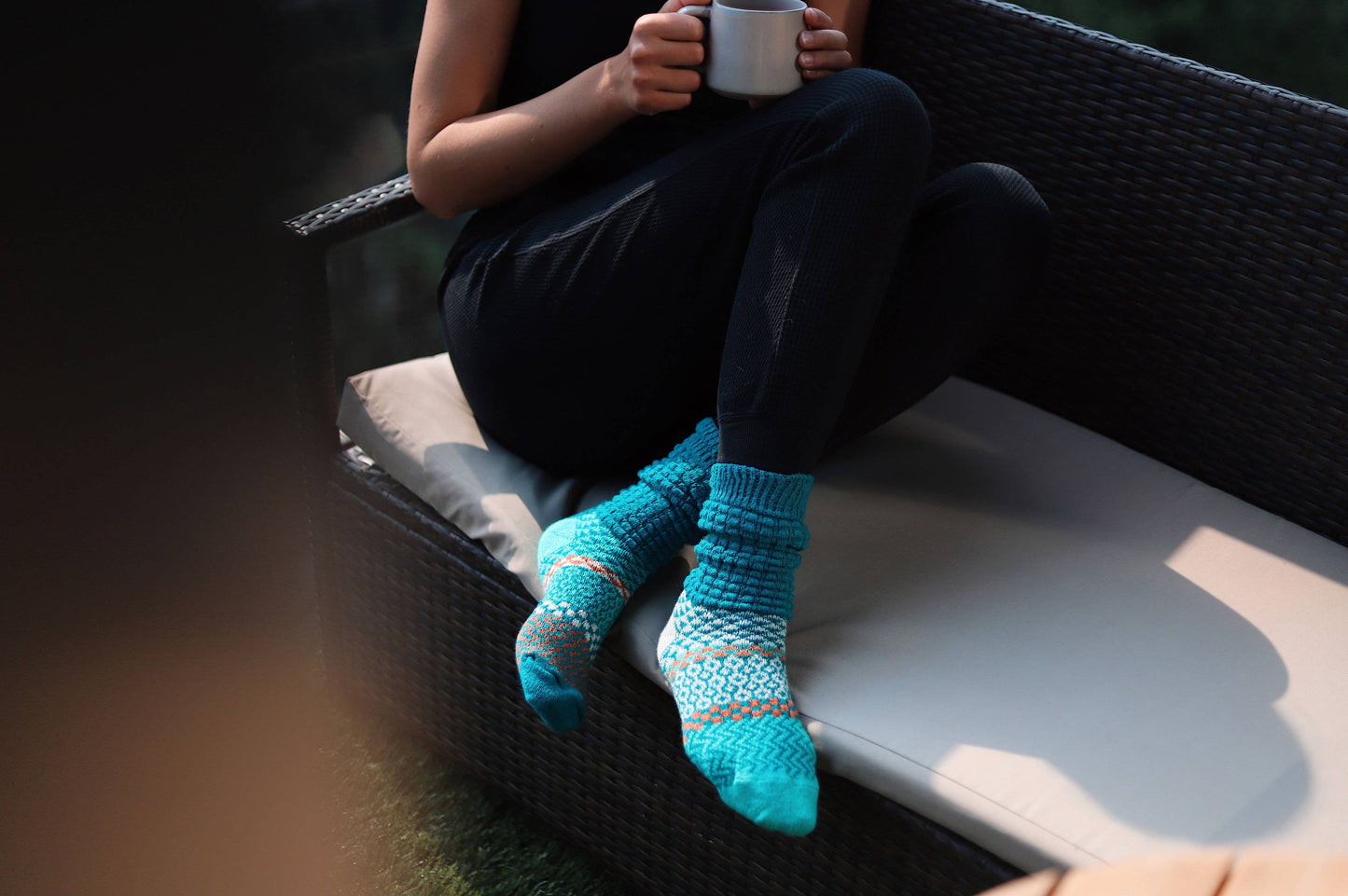 Slouch Socks - Abalone | Sustainably Made In The USA