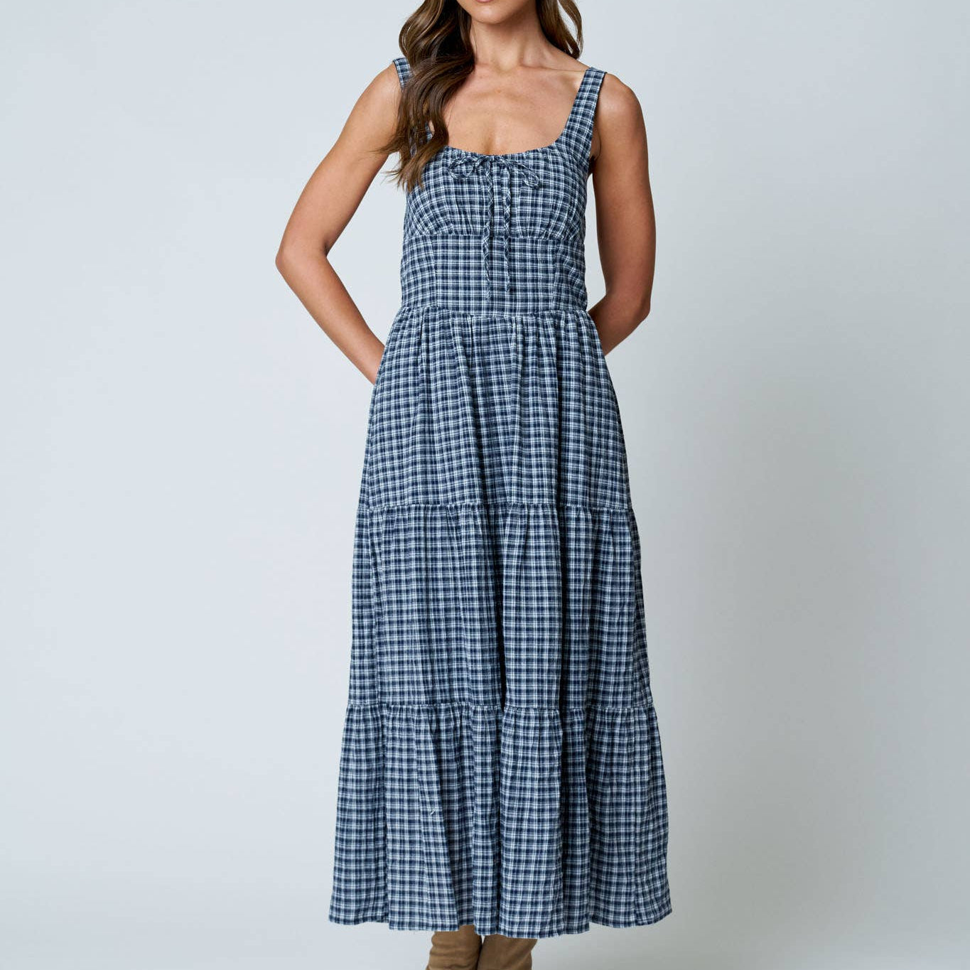 Plaid Corset Dress