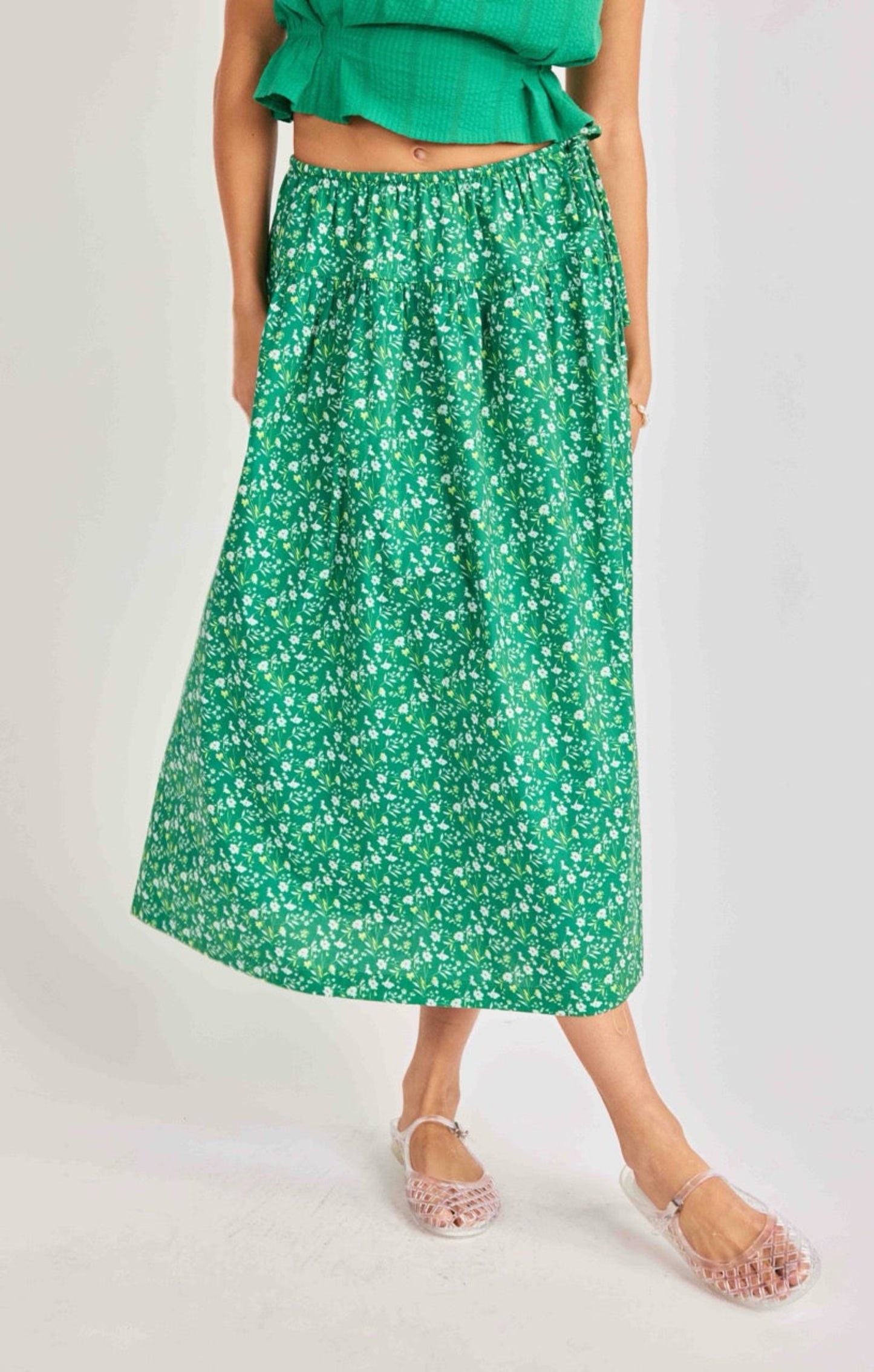 Sun Escape Midi Skirt