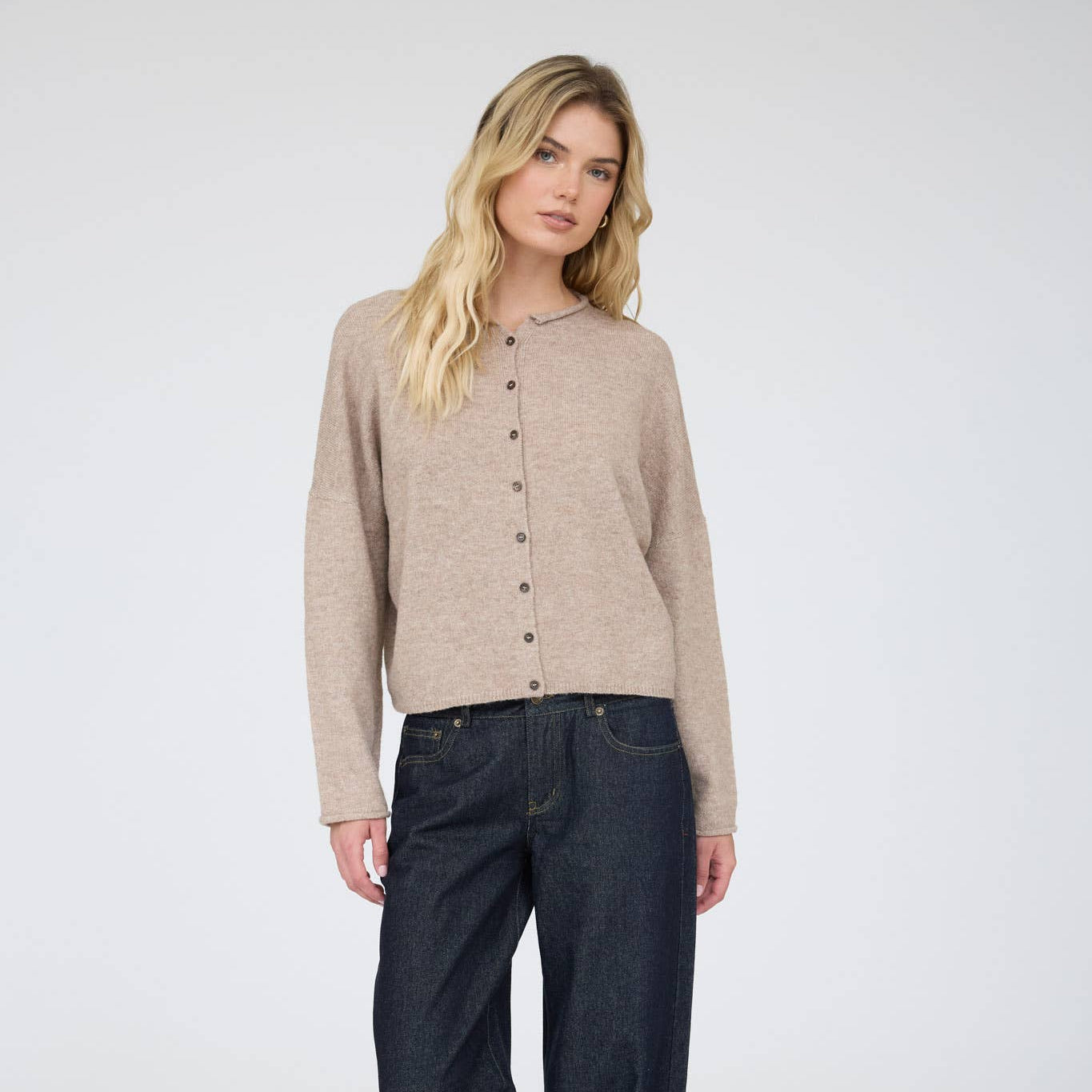 Piper Cardigan | Light Mocha