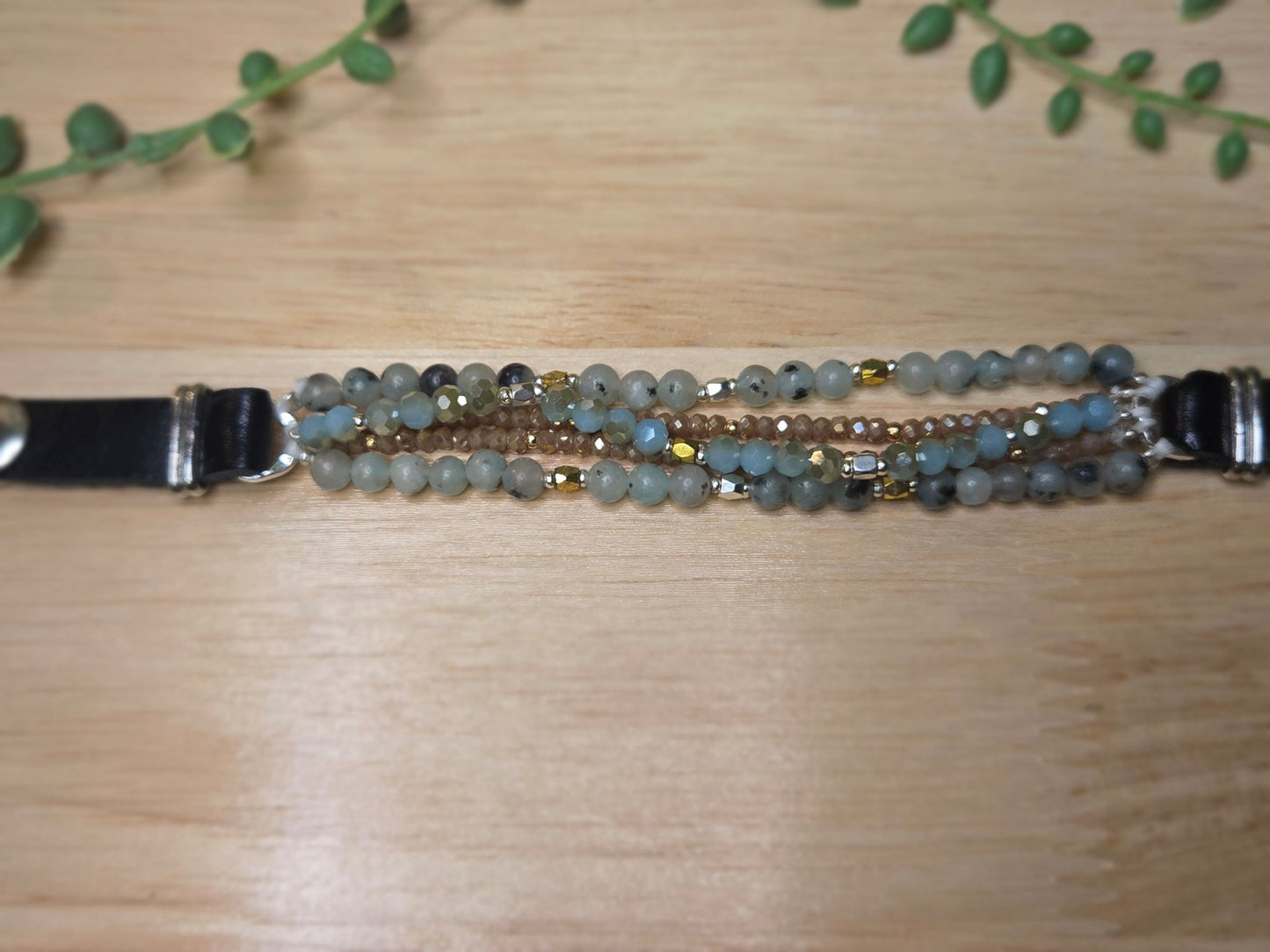 Azurite Five-Strand Bracelet