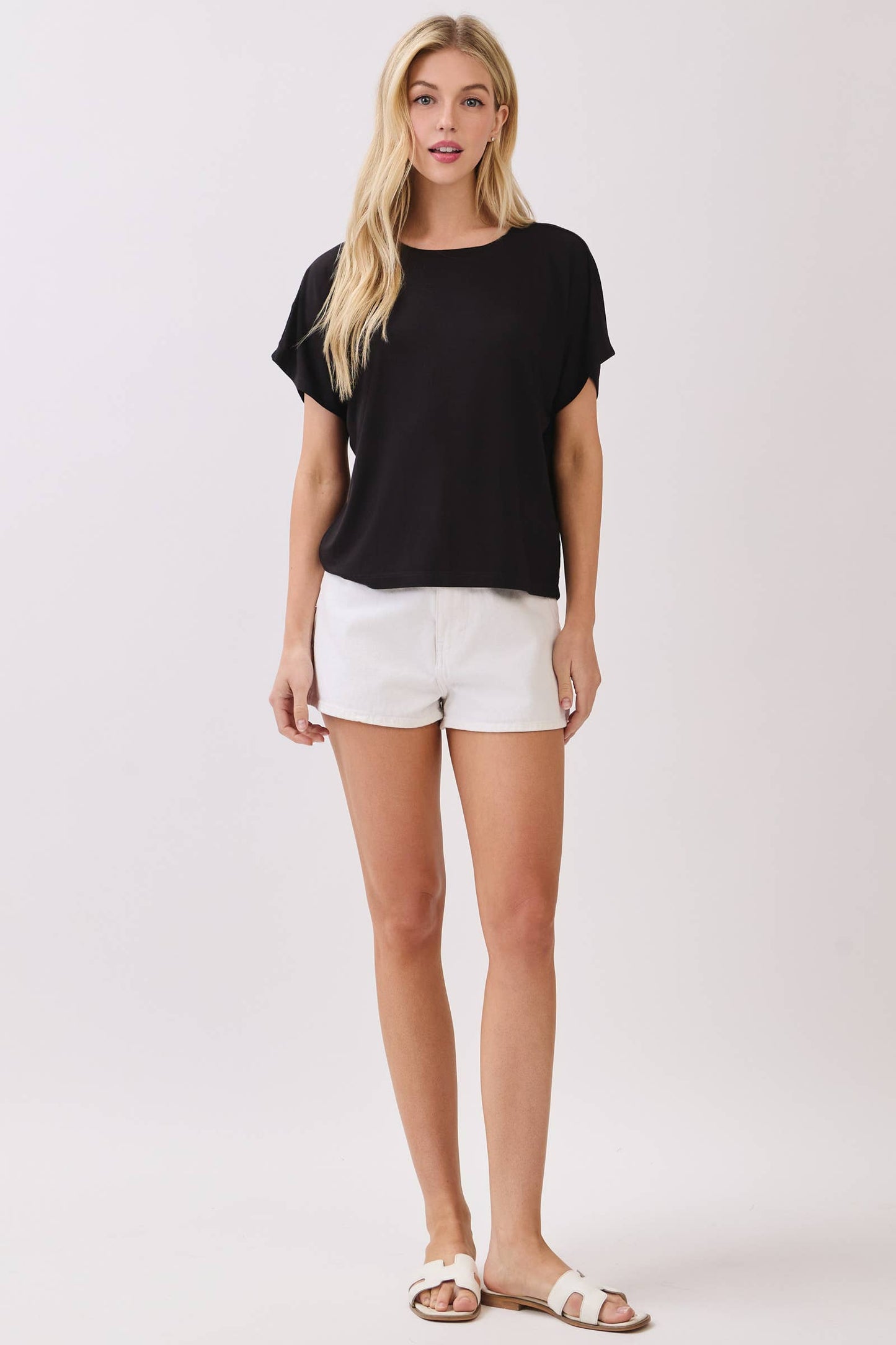 Dolman Short Sleeve Top