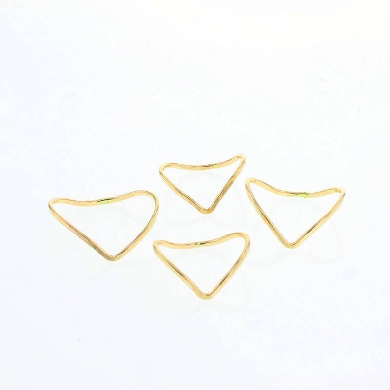 Chevron Stacking Rings