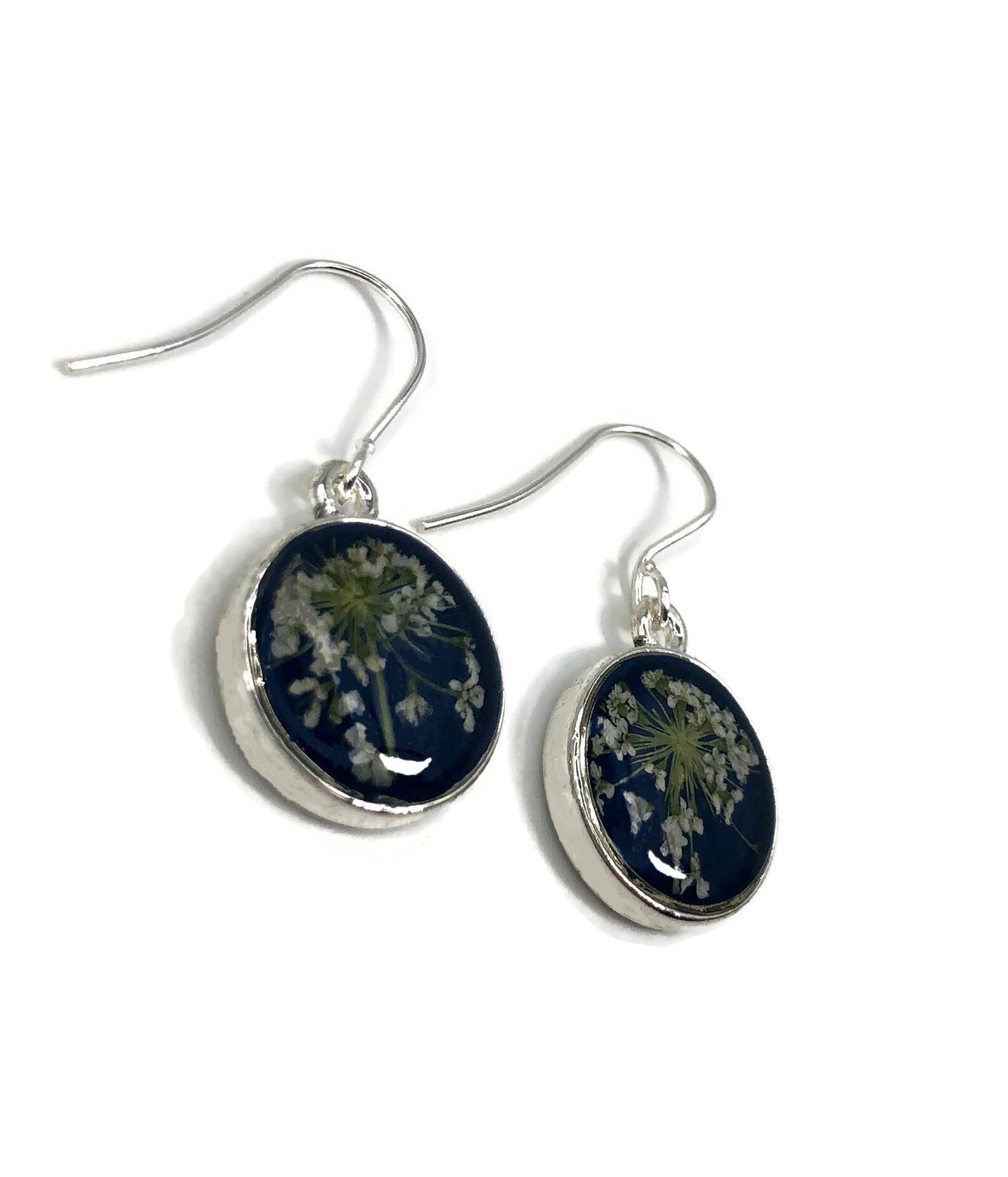 Marina at Midnight Small Round Earrings