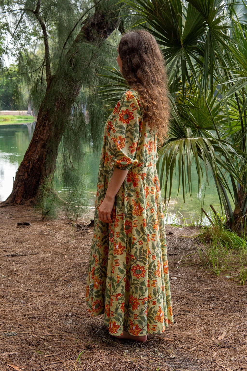 Leela Maxi Dress in Marigold