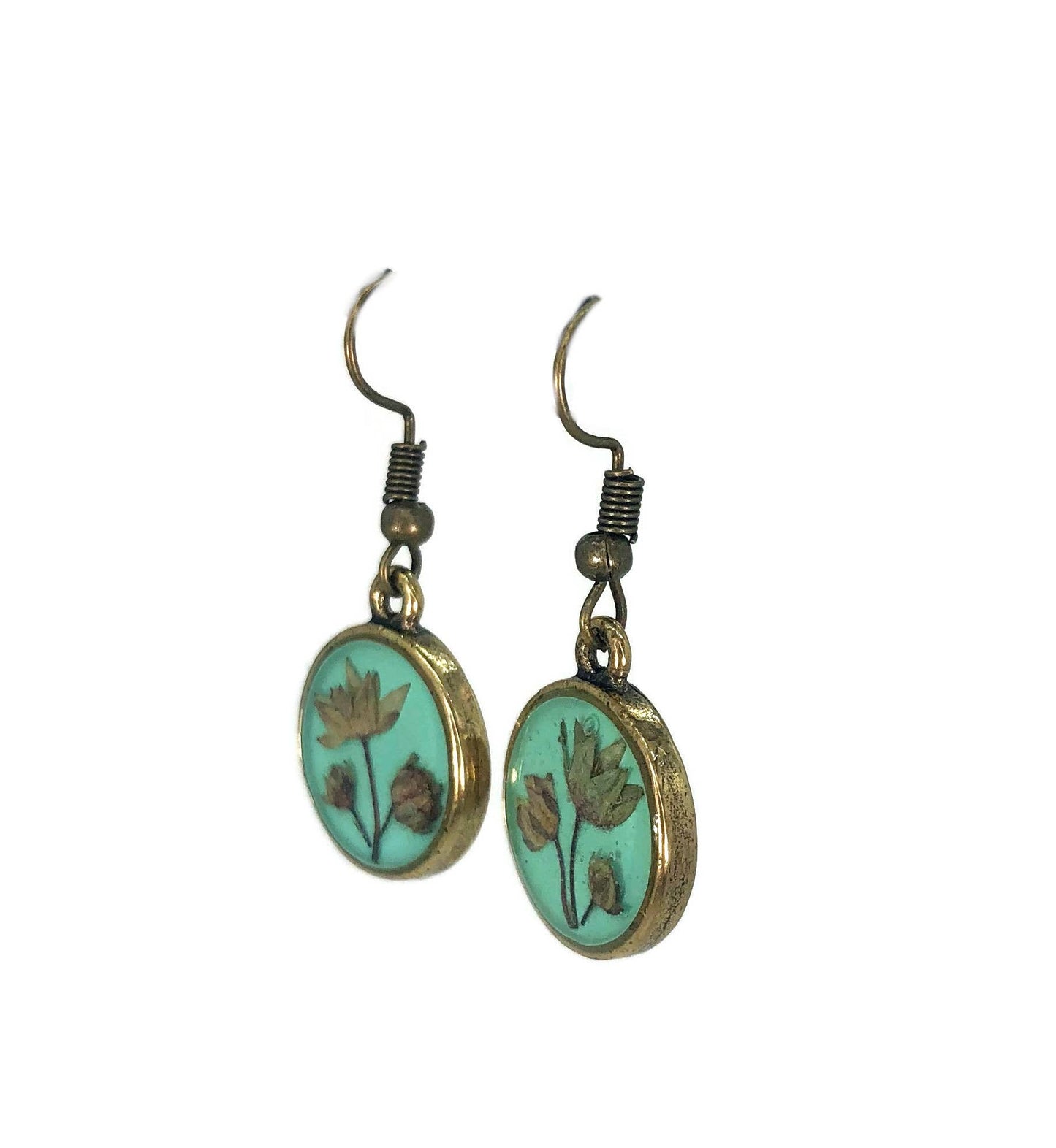 Indian Strawberry Small Round Earrings