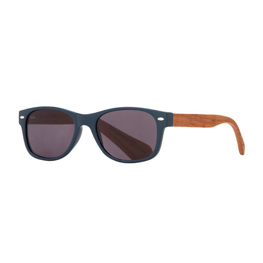 Shaw Sun - Matte Navy Blue + Walnut Wood - Reader