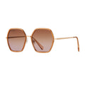 Addyson- Matte Beige/Gold/Smoke Polarized Lens