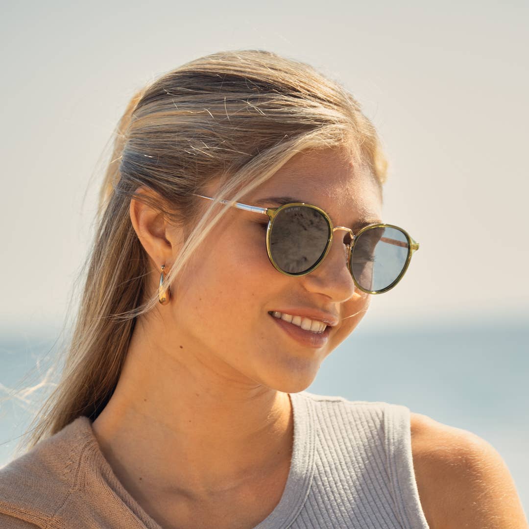 Niko - Crystal Olive Green / Gold / Smoke Pol.