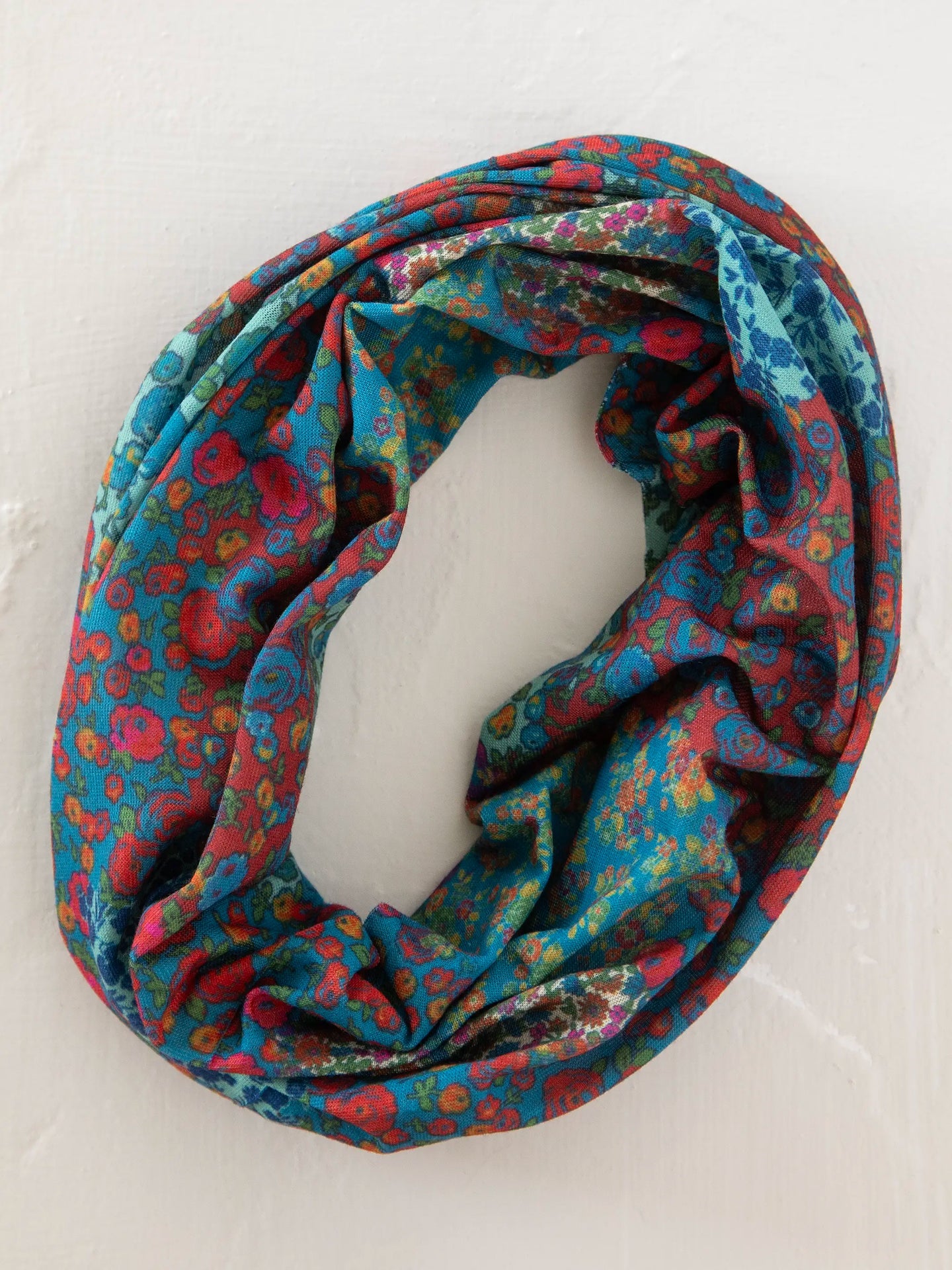 Full Boho Bandeau® Headband | Navy Prairie Patchwork