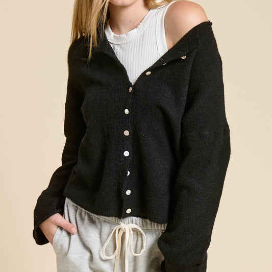 Essential | Button Down Cardigan