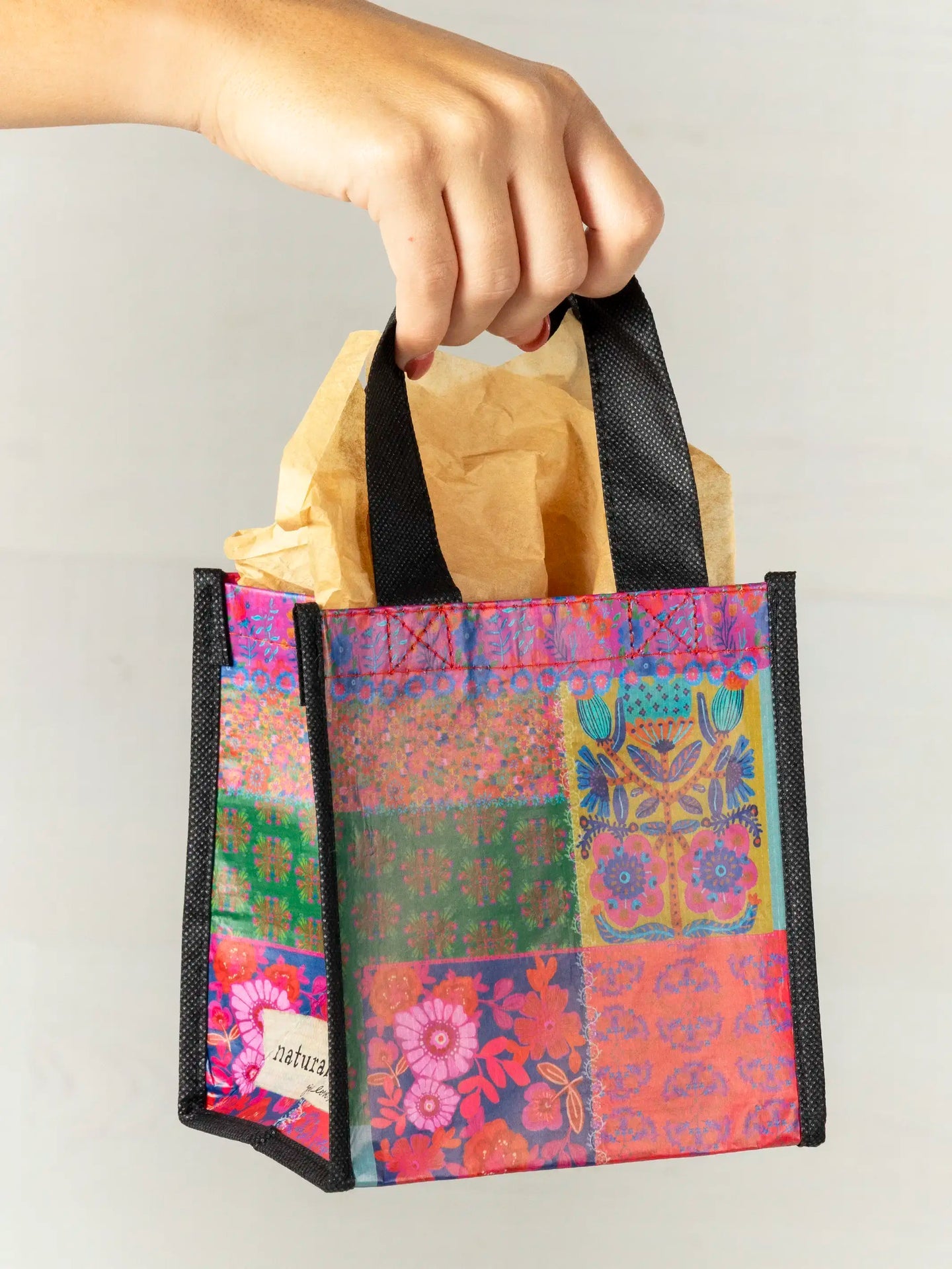 Happy Bag Small | Rainbow Patchwork