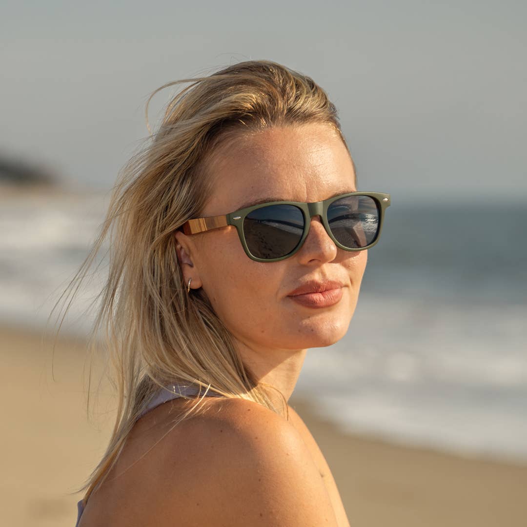 Forest - Matte Olive Green / Multi Color Wood