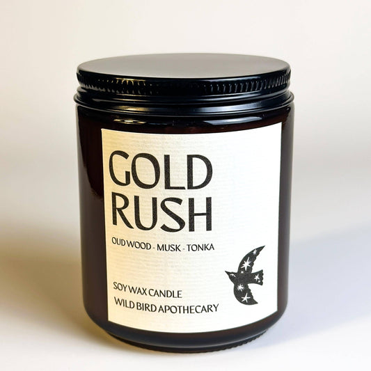 Gold Rush Soy Wax Candle