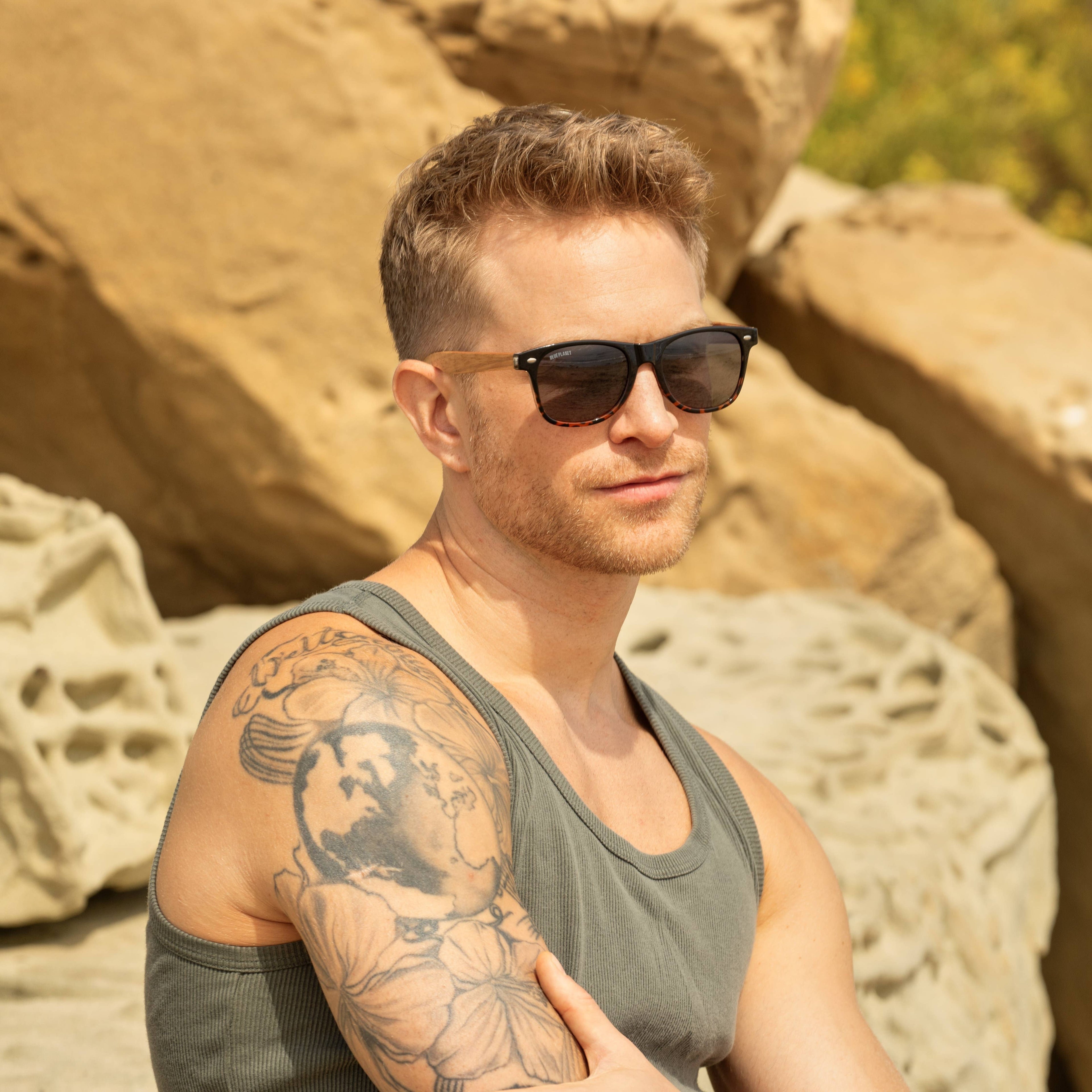 Bodie - Onyx To Walnut Tortoise / Smoke Polarized Lens