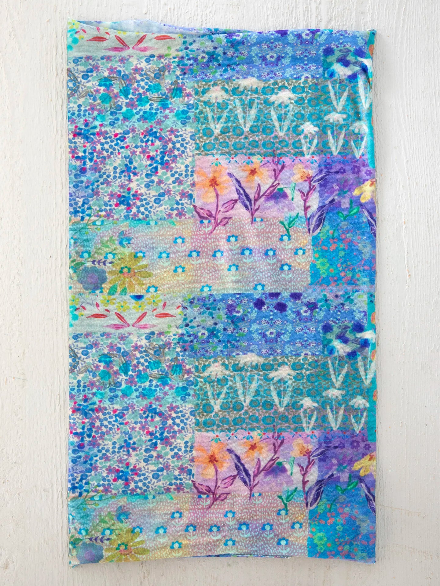 Full Boho Bandeau® Headband | Blue Wtercolor