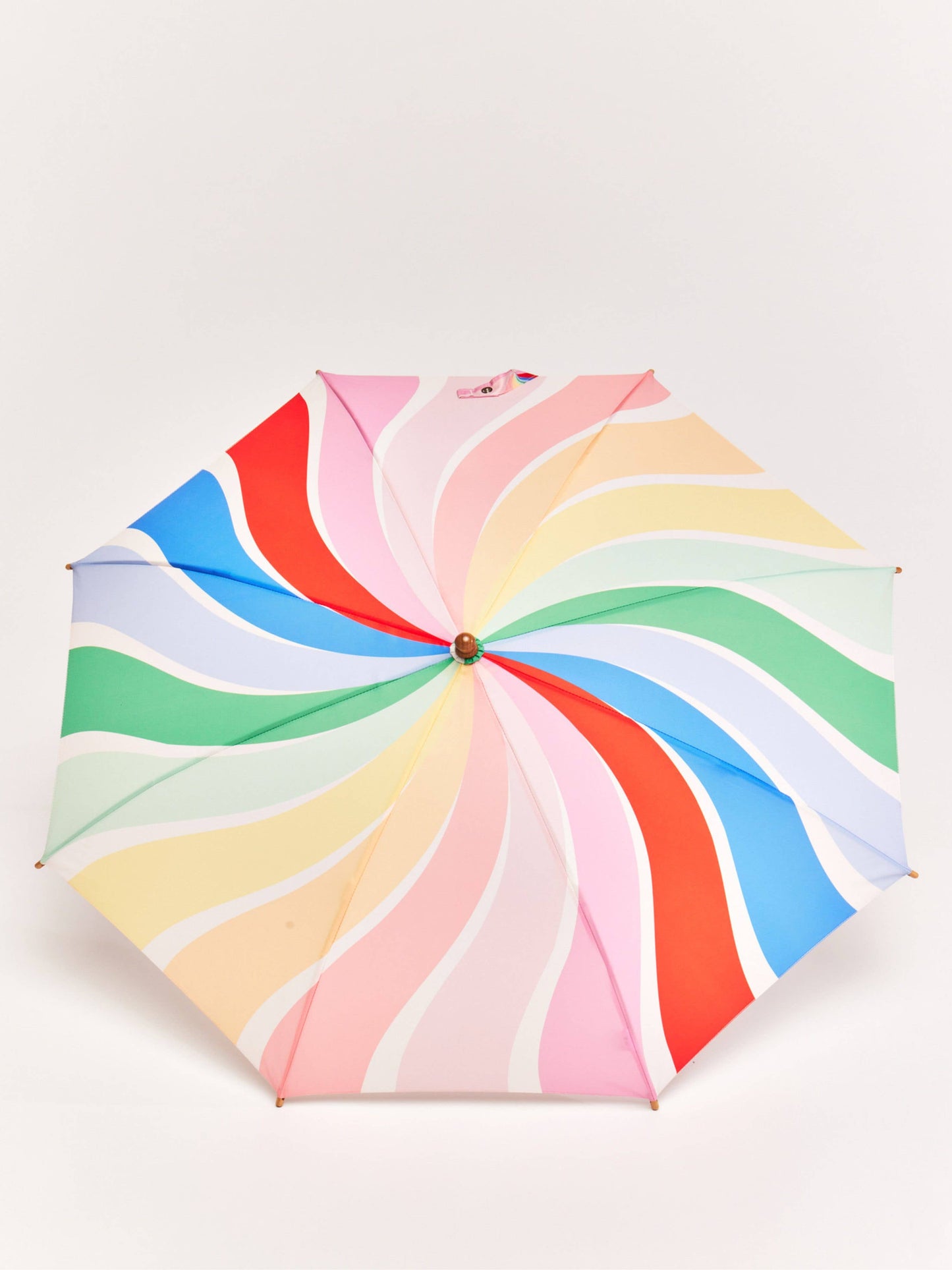 Meri Meri Rainbow Stripes Kids Duck Umbrella