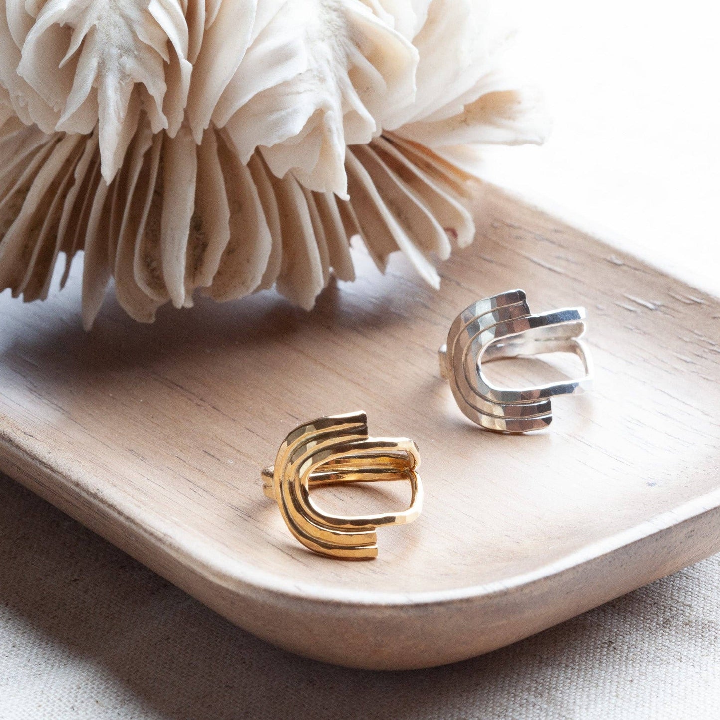 Mesa Ring Statement in Sterling Silver