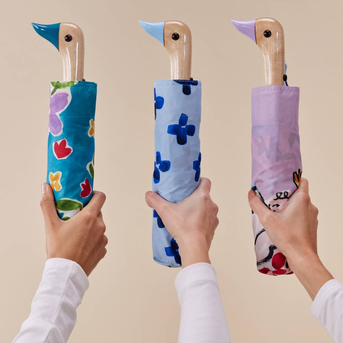 Heaven's Garden Print Eco-Friendly Duckhead Umbrella