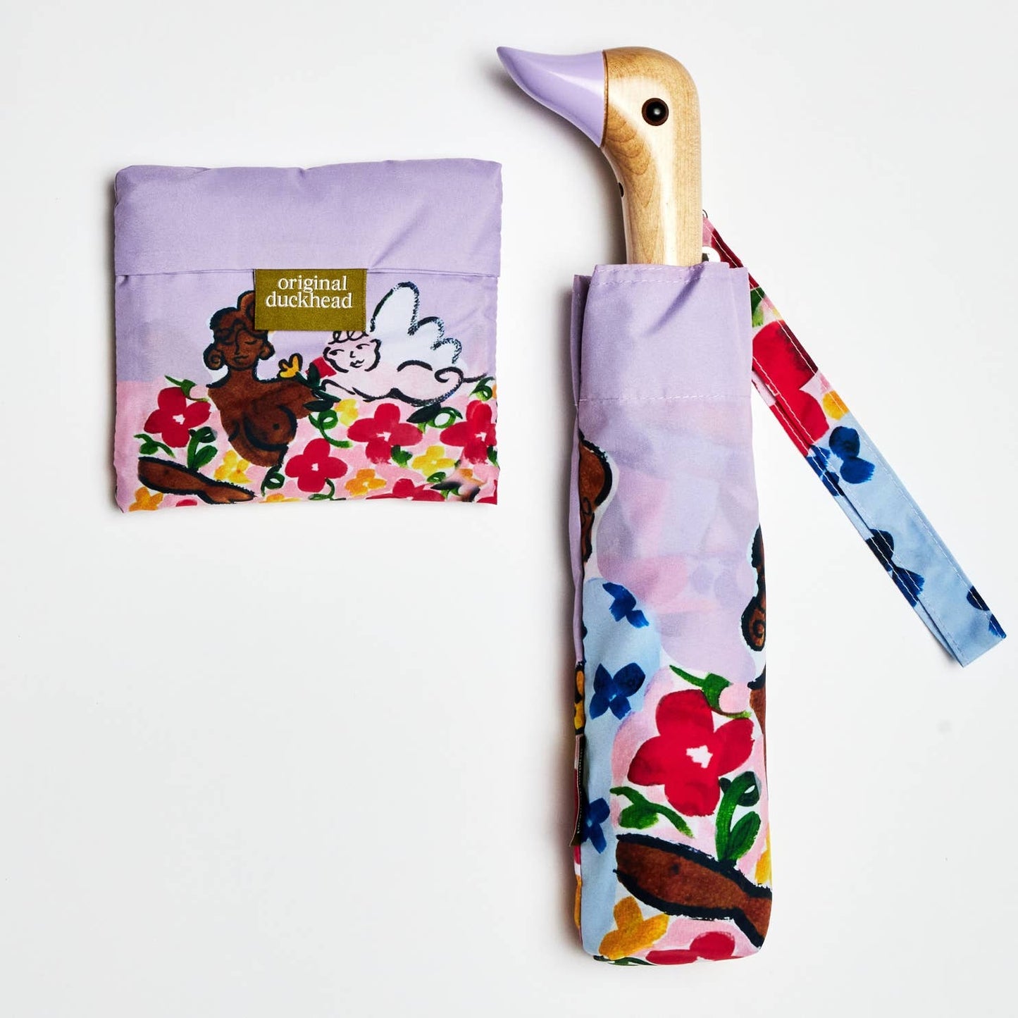 Heaven's Garden Print Eco-Friendly Duckhead Umbrella