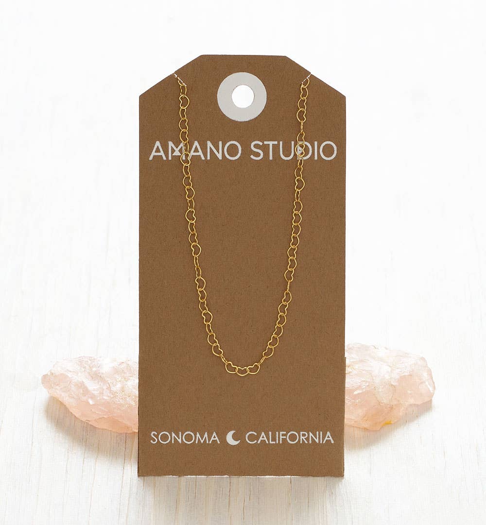 Heart Link Chain Necklace