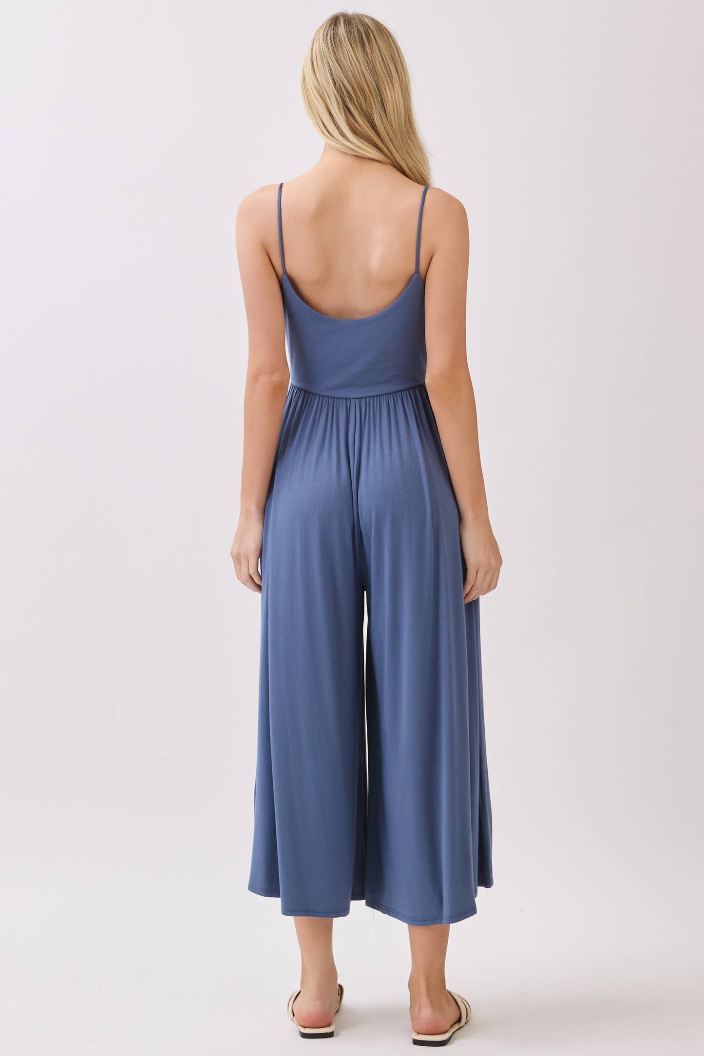 Flare Fit Wide-leg Cami Jumpsuit