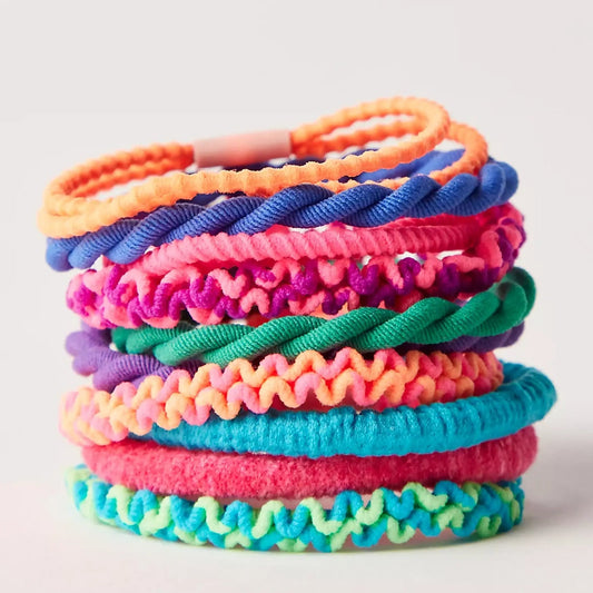 Rainbow Textured Hair ties