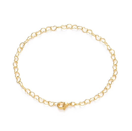 Heart Link Chain Bracelet