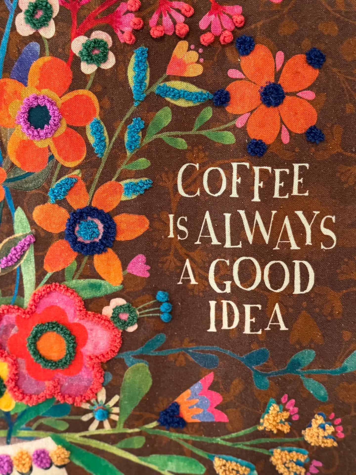 Tufted Wall Hanging | Coffee