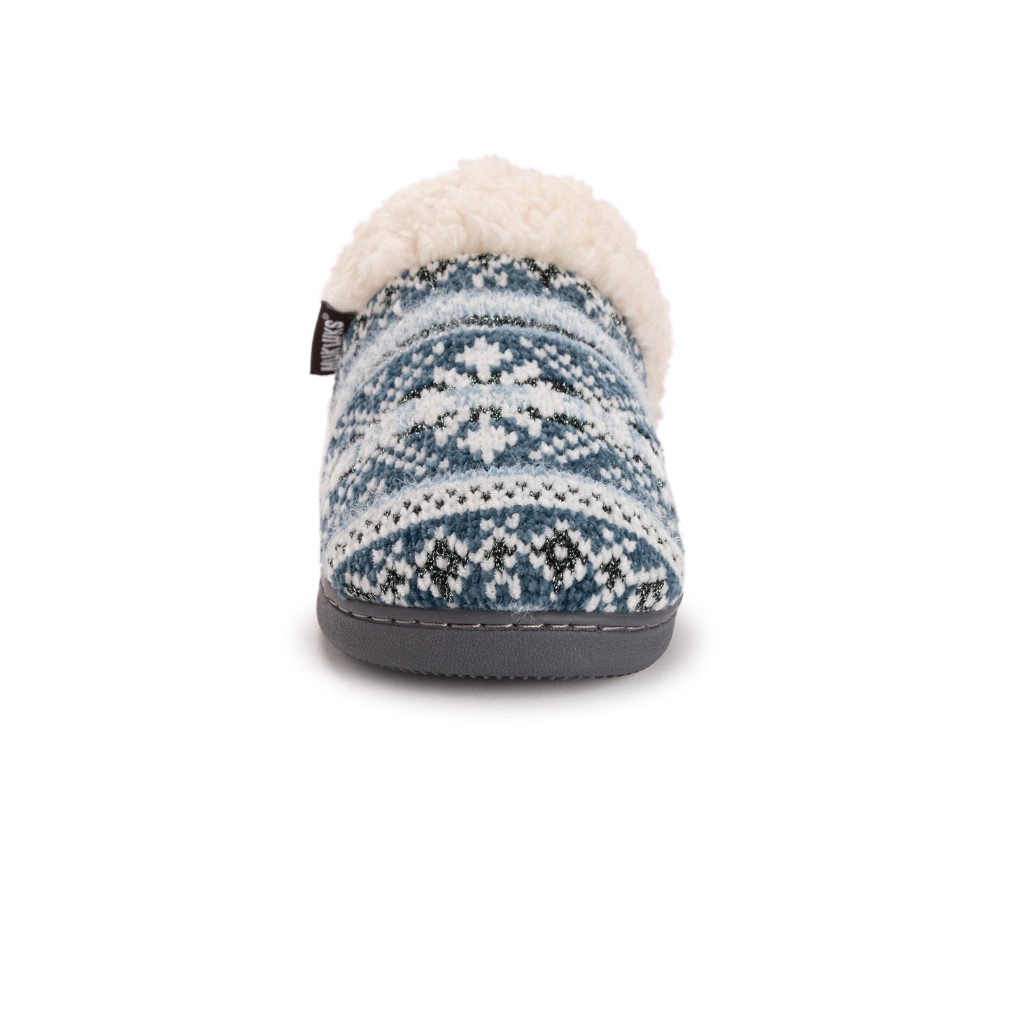 MUK LUKS Women's Suzanne Clog Slipper: Magical Christmas Teal / XL (11-12)