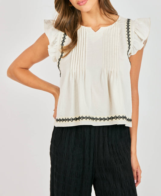 Memory Lane Ruffle Top