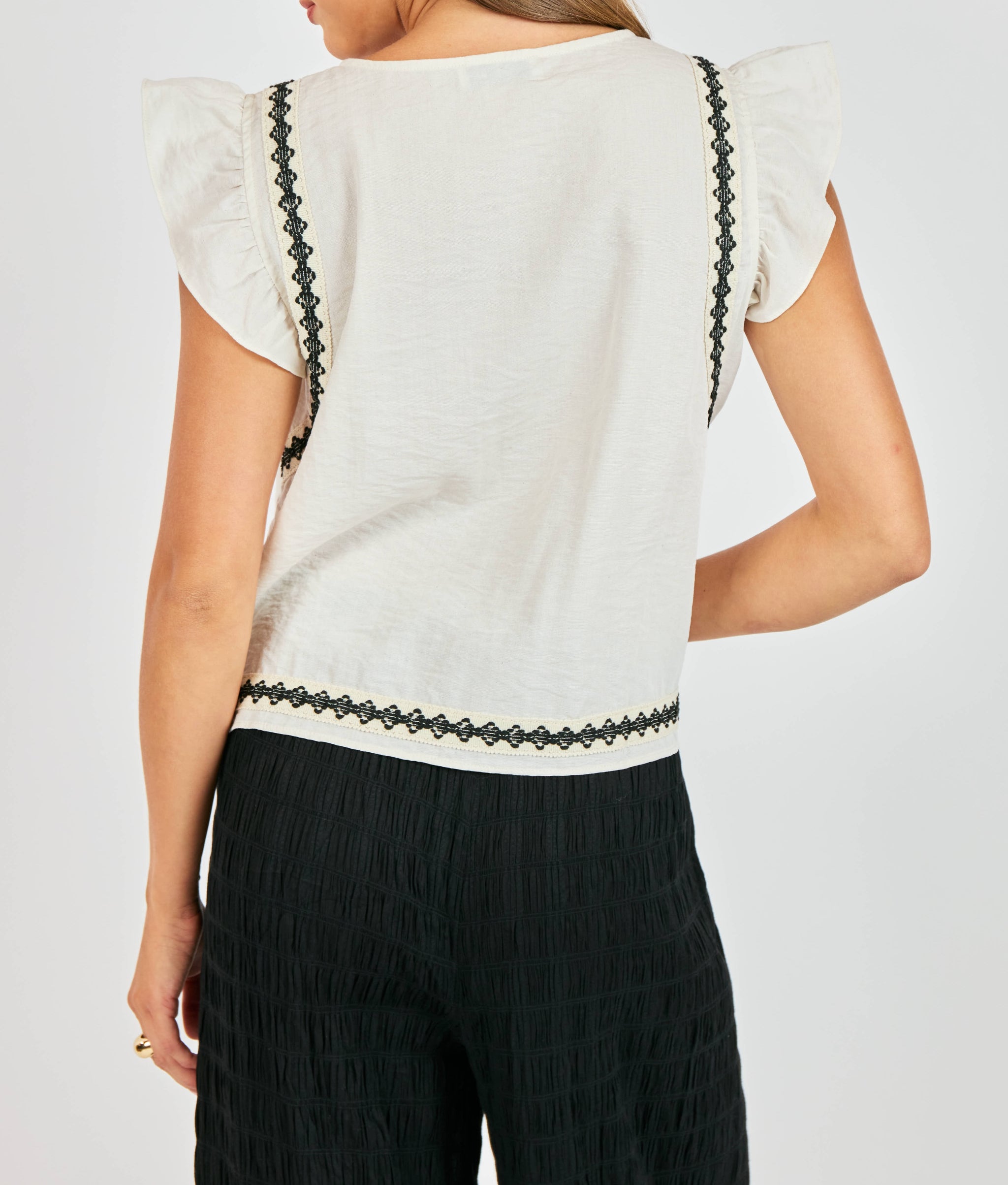 Memory Lane Ruffle Top