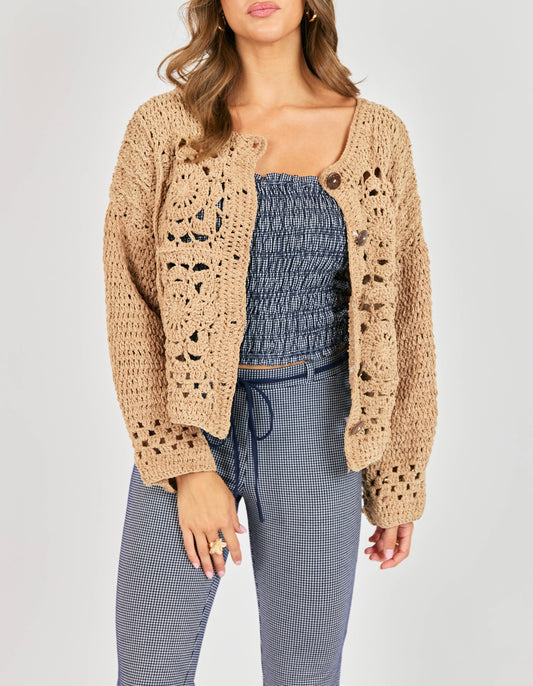 Caudalie Handknit Cardigan