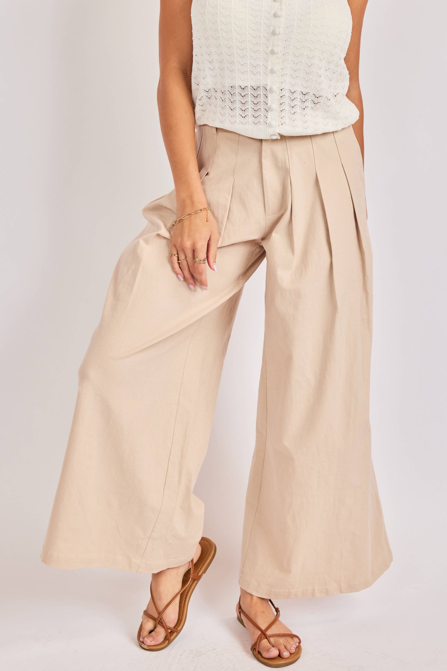 Two Step Pleaded Pants