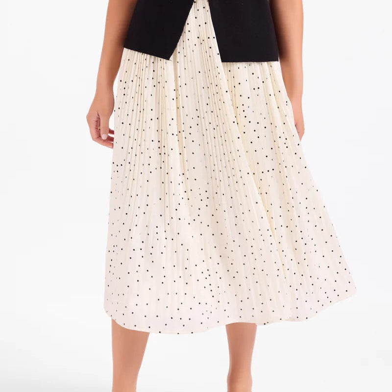 Letters Home Pleated Maxi Skirt