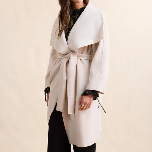 Adly Belted Wrap Coat