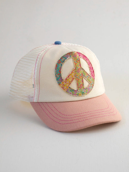 Canvas Trucker Hat | Peace Sign