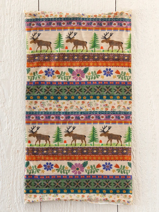 Full Boho Bandeau® Headband - Moose Borders