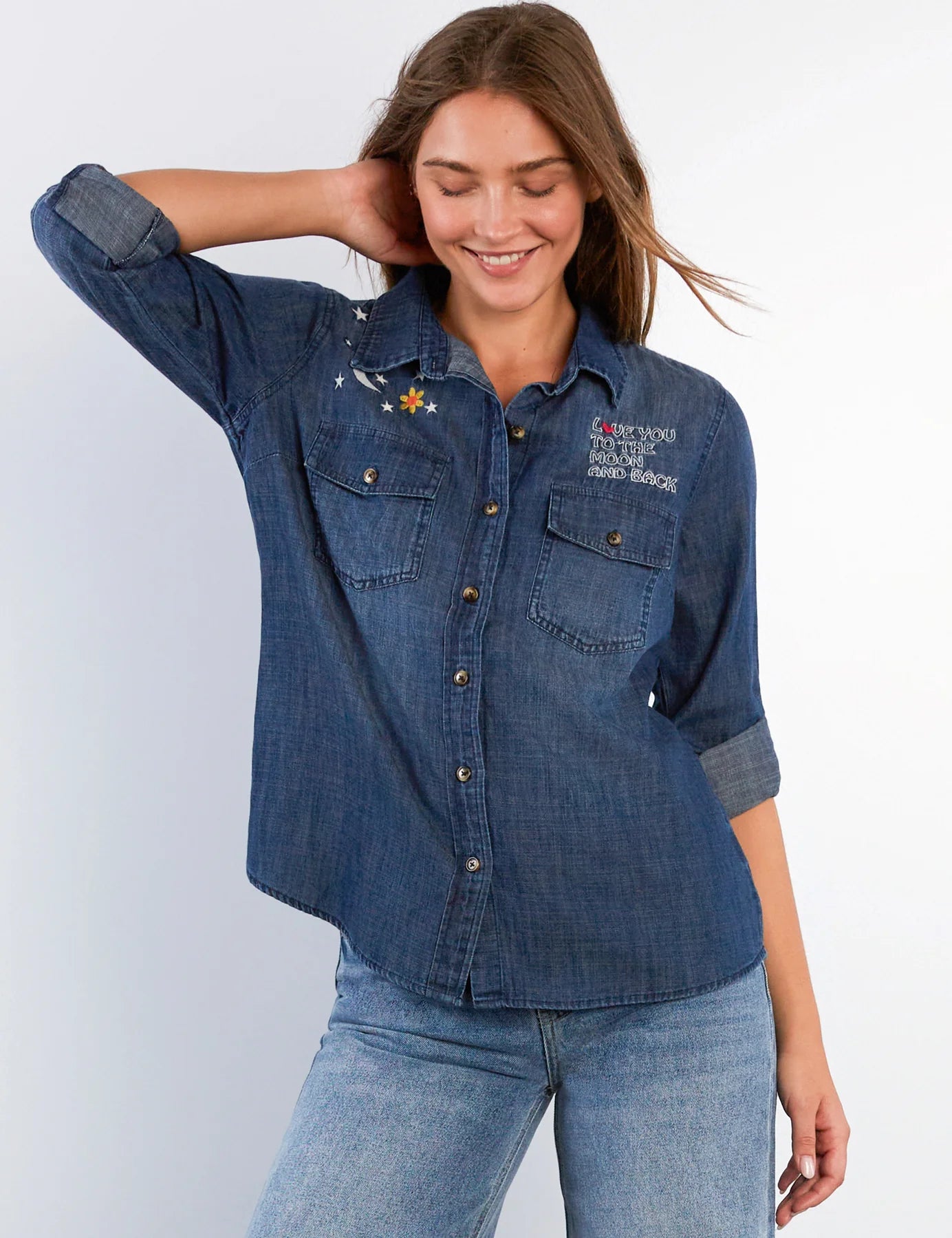 To The Moon and Back| Dusk Denim