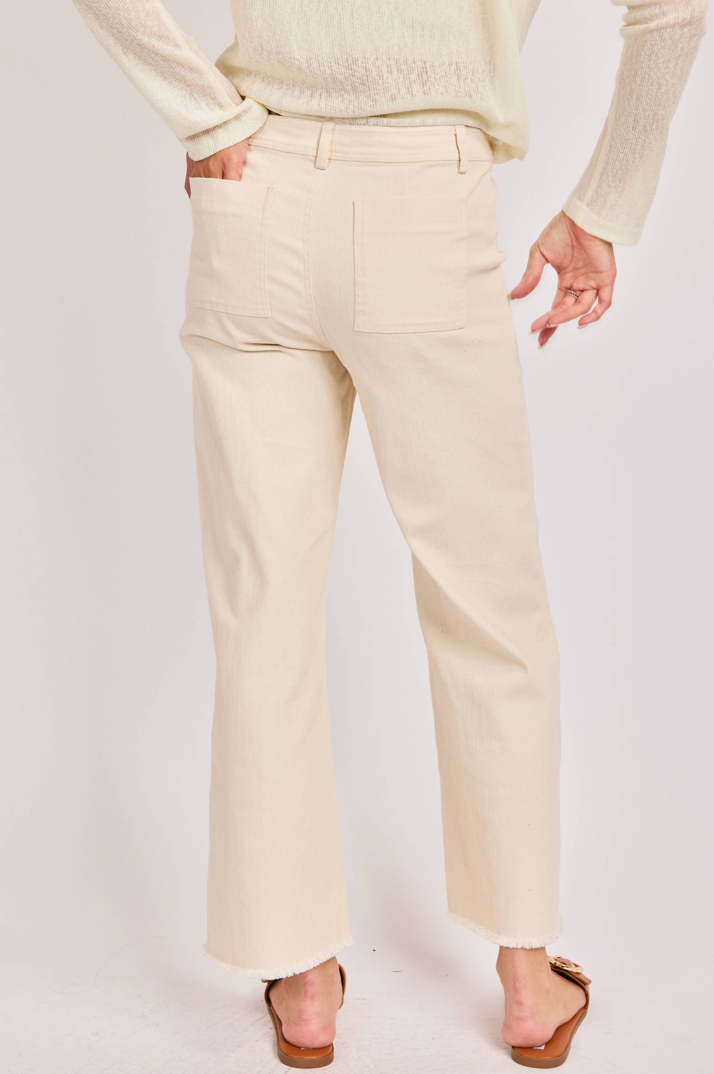 Clear Eyes Eyelet Pants