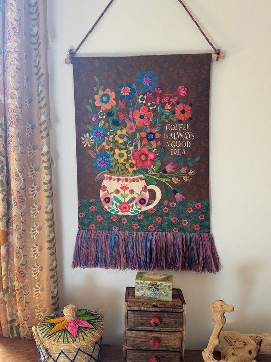 Tufted Wall Hanging | Coffee