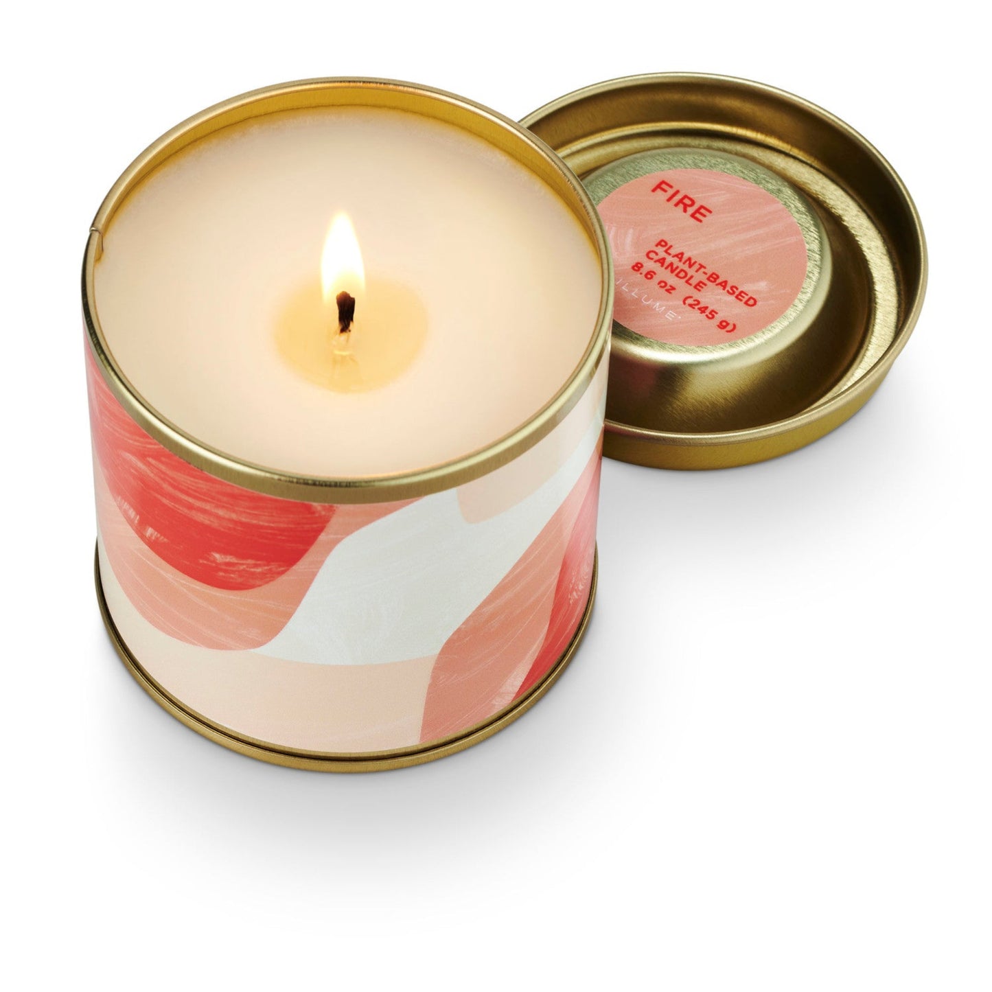 Fire Element Tin Candle