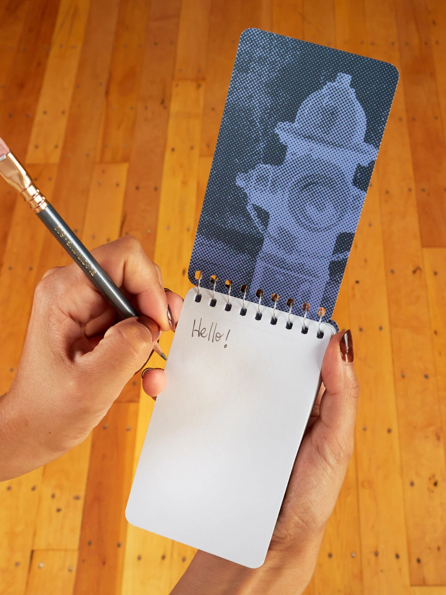 Go With The Flow 3x5 Spiral Notebook