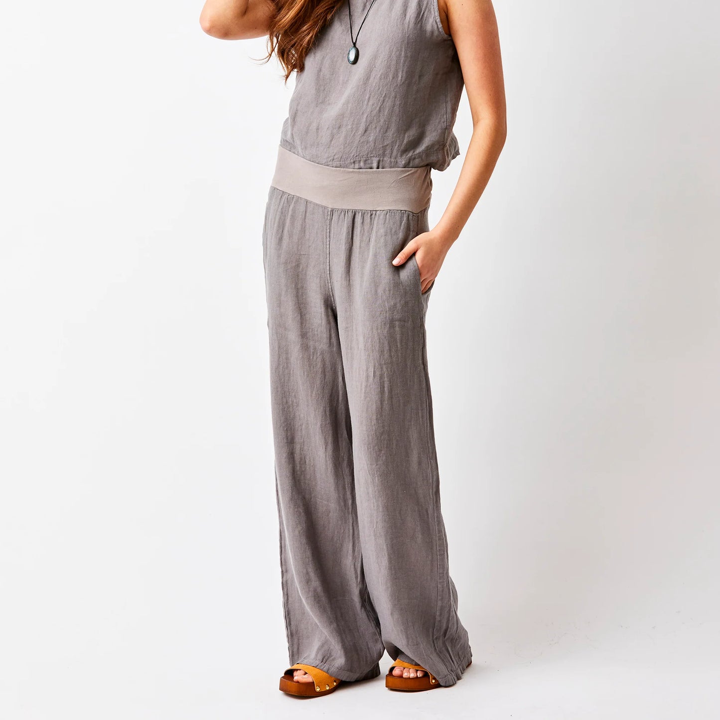 Sultan Wide Leg Linen Pants | 3 colors