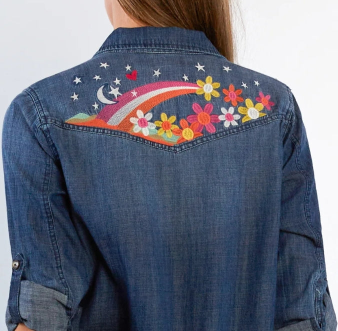 To The Moon and Back| Dusk Denim